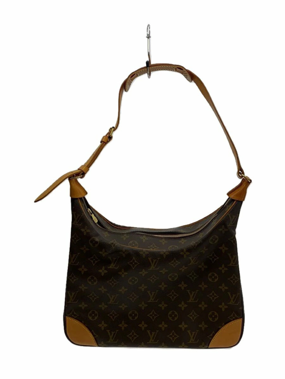 LOUIS VUITTON Boulogne Canvas Brown All over Inner pocket